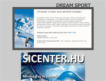 Tablet Screenshot of dreamsport.hu